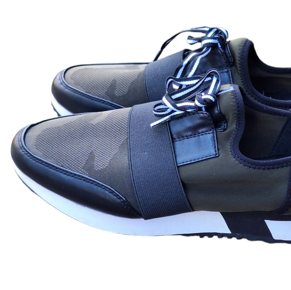 Steve Madden "Arctic" army green sneakers size 8US - Picture 2 of 10